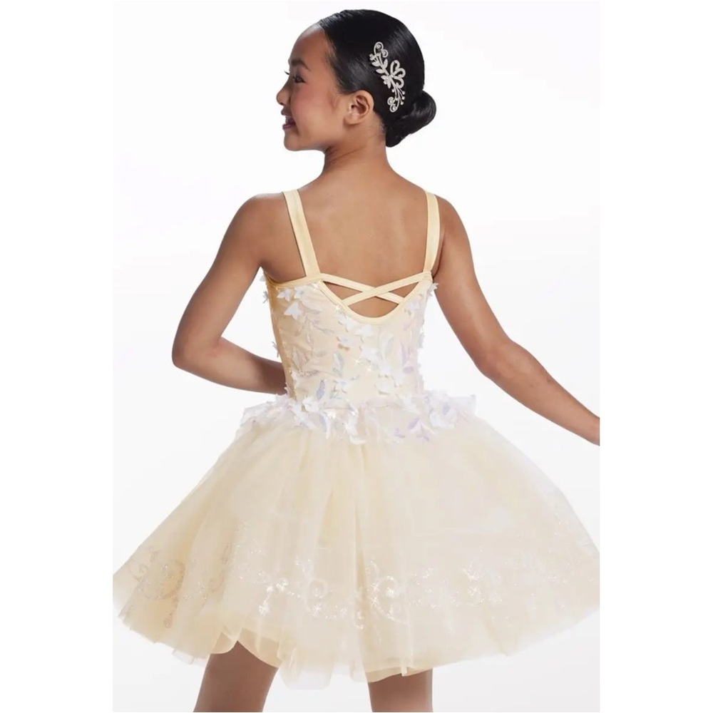 Weissman Showtime Light of a Clear Blue Morning Ballet Tutu Costume MC Cream - Picture 2 of 5